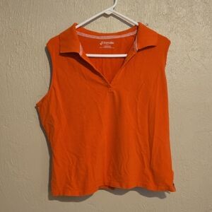 St. John's Bay Vibrant Orange Tank Top